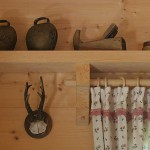 Detailansicht des Innenraums in einem Kaser